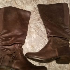 Dark brown boots